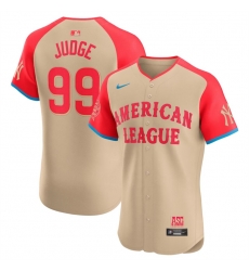 Men American League 99 Aaron Judge Cream 2024 All Star Elite Stitched Baseball Jersey Men American League 99 Aaron Judge Cream 2024 All Star Elite Stitched Baseball Jersey
