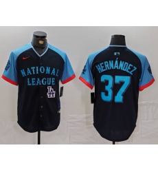 Men National League 37 Teoscar Hernandez Navy 2024 All Star Limited Stitched Baseball Jersey 2 Men National League 37 Teoscar Hernandez Navy 2024 All Star Limited Stitched Baseball Jersey 2