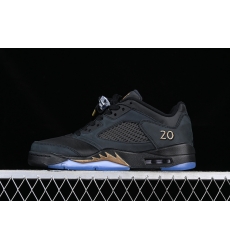 AIR JORDAN 5 LOW WINGS BLACK GOLD BLUE DJ1094 001