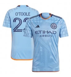 Men New York City FC Kevin O'Toole 2024 25 Home Replica Light Blue Men New York City FC Kevin O'Toole 2024 25 Home Replica Light Blue