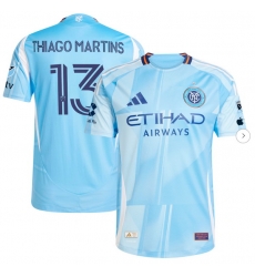 Men's New York City FC Thiago Martins adidas Light Blue 2025 The Excelsior Kit Authentic Player Jersey Men's New York City FC Thiago Martins adidas Light Blue 2025 The Excelsior Kit Authentic Player Jersey