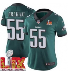 Women Philadelphia Eagles Brandon Graham #55 Green 2024 2025 Super Bowl LIX F U S E Stitched NFL Jersey Women Philadelphia Eagles Brandon Graham #55 Green 2024 2025 Super Bowl LIX F U S E Stitched NFL Jersey