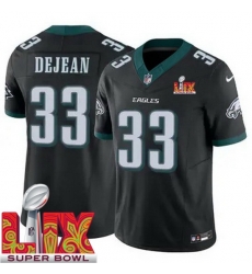 Youth Philadelphia Eagles Cooper DeJean #33 Black 2024 2025 Super Bowl LIX F U S E Stitched NFL Jersey Youth Philadelphia Eagles Cooper DeJean #33 Black 2024 2025 Super Bowl LIX F U S E Stitched NFL Jersey