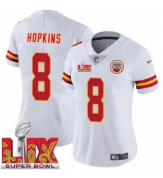 Women Kansas City Chiefs DeAndre Hopkins #8 White 2024 2025 Super Bowl LIX F U S E Stitched Jersey Women Kansas City Chiefs DeAndre Hopkins #8 White 2024 2025 Super Bowl LIX F U S E Stitched Jersey