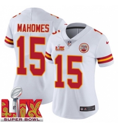 Women Kansas City Chiefs Patrick Mahomes #15 White 2024 2025 Super Bowl LIX F U S E Stitched Jersey Women Kansas City Chiefs Patrick Mahomes #15 White 2024 2025 Super Bowl LIX F U S E Stitched Jersey