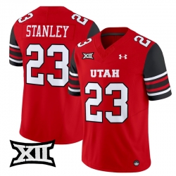 Men Women Youth Utah Utes 23 Dijon Stanley Red 2024 Vapor Limited Jersey All Stitched