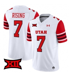 Men Women Youth Utah Utes 7 Cameron Rising White 2024 Vapor Limited Jersey All Stitched Men Women Youth Utah Utes 7 Cameron Rising White 2024 Vapor Limited Jersey All Stitched