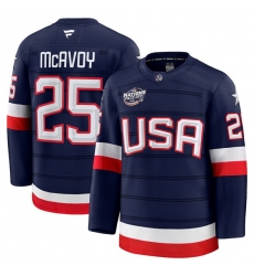 Men USA 25 Charlie McAvoy Navy 2025 4 Nations Face Off Stitched Jersey Men USA 25 Charlie McAvoy Navy 2025 4 Nations Face Off Stitched Jersey