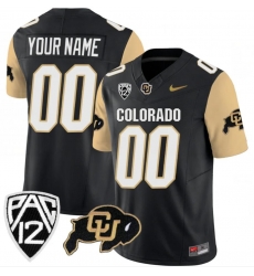 Men Colorado Buffaloes Active Player Custom Black Brown 2024 F U S E With Big 12 XII Patch Stitched Football Jersey Men Colorado Buffaloes Active Player Custom Black Brown 2024 F U S E With Big 12 XII Patch Stitched Football Jersey