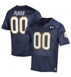 Men Notre Dame Fighting Irish ACTIVE PLAYER Custom Navy Stitched Football Jersey Men Notre Dame Fighting Irish ACTIVE PLAYER Custom Navy Stitched Football Jersey