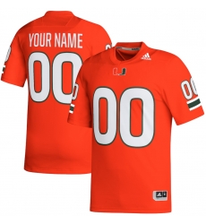 Miami hurricanes custom jersey Orange Miami hurricanes custom jersey Orange