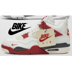 Nike Jordan Shoes 4 shoes White Red Men