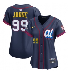 Women American League 99 Aaron Judge Navy 2025 All Star Edition Limited Stitched Baseball Jersey Women American League 99 Aaron Judge Navy 2025 All Star Edition Limited Stitched Baseball Jersey
