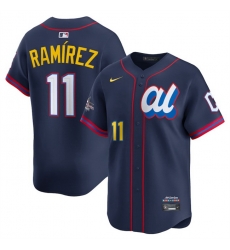Men American League 11 Jos E9 Ram EDrez Navy 2025 All Star Edition Limited Stitched Baseball Jersey