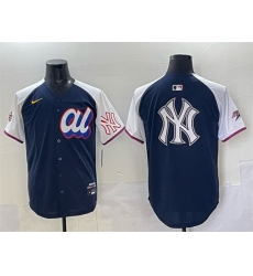 Men American League New York Yankees Team Big Logo Navy Alternate 2025 All Star Edition Limited Stitched Baseball Jersey Men American League New York Yankees Team Big Logo Navy Alternate 2025 All Star Edition Limited Stitched Baseball Jersey