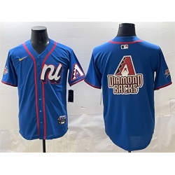 Men National League Arizona Diamondbacks Team Big Logo Blue 2025 All Star Edition Limited Stitched Baseball Jersey 001