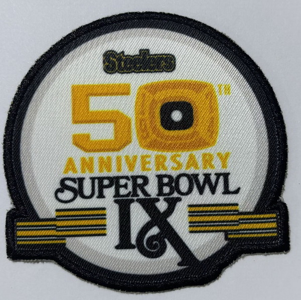 Pittsburgh Steelers 50th Anniversary Patch Biaog